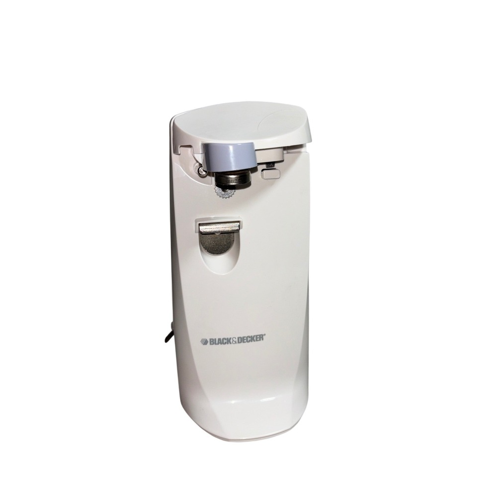 Black & Decker Electric Can Opener w/Knife Sharpener & Bottle Opener Works